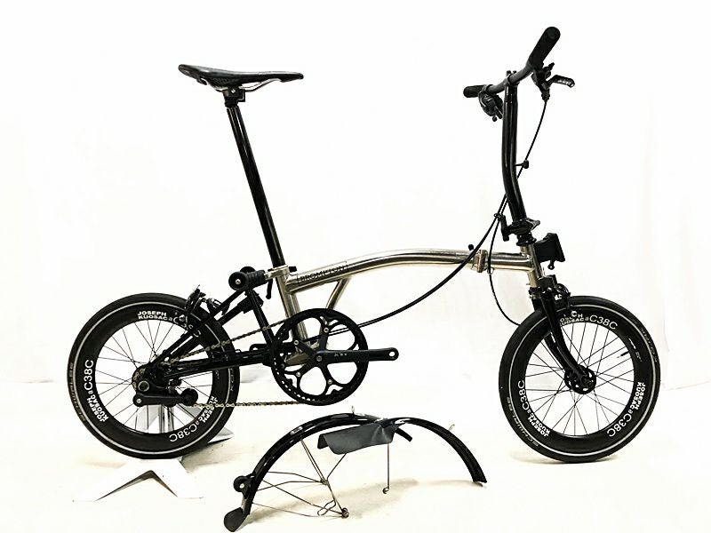 ブロンプトン　ブラックパーツ　新品 美品 ブロンプトン BROMPTON ブラックエディション カスタム BLACK