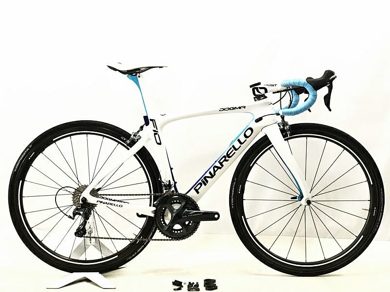 PINARELLO ロードバイク ホワイト/ブルー　静岡県内自己配送します。 ピナレロ PINARELLO ドグマ エフテン DOGMA F10 ULTEGRA 2019年モデル