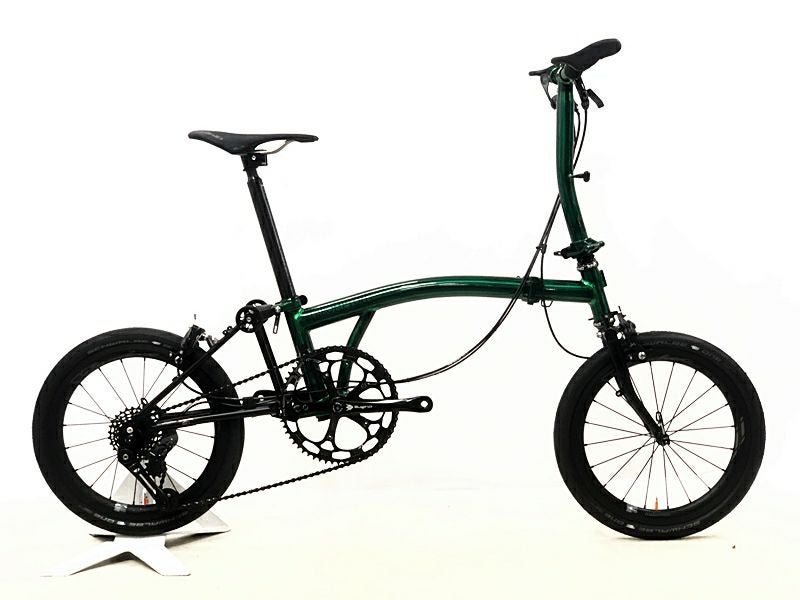 BROMPTON 折り畳み自転車 グリーン BROMPTON 折りたたみ自転車