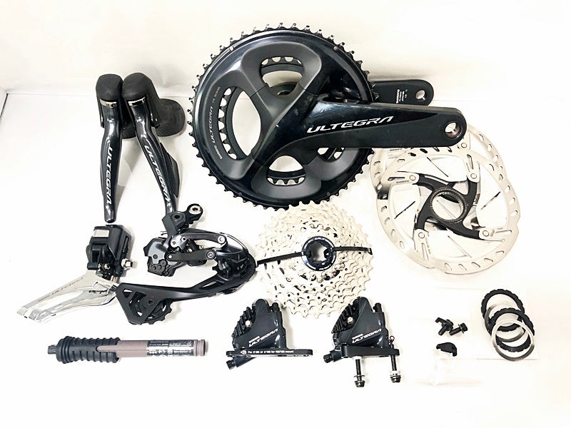 美品 シマノ ULTEGRA ST-R8070 FC-R8000 50-34T 170mm FD-R8050 RD