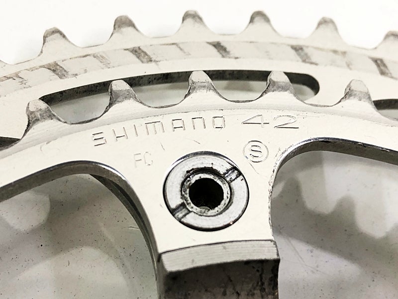 シマノ　デュラエース　52枚　NJS競輪　美品 シマノ SHIMANO デュラエース DURA-ACE ax 52-42T 170mm ISOテーパー