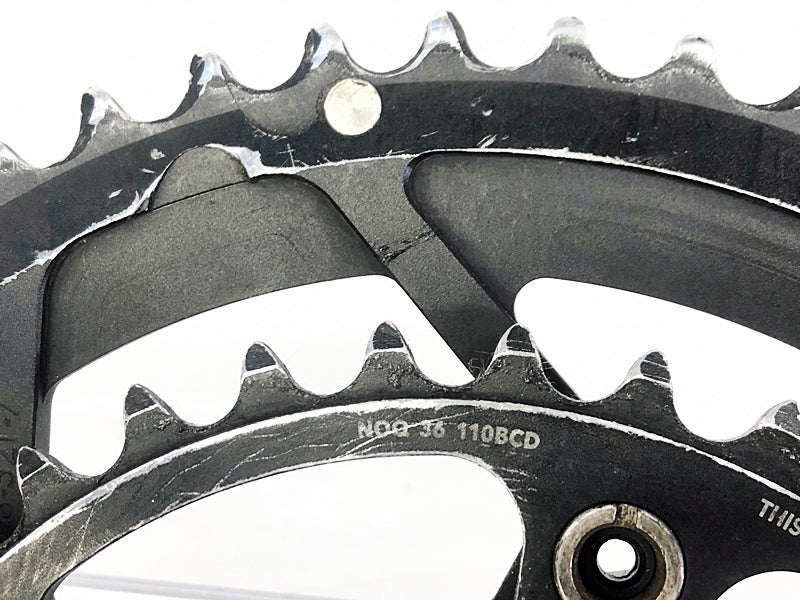 ローター ROTOR 3D30 noQチェーンリング PCD110mm 52-36T 170mm 30mm軸