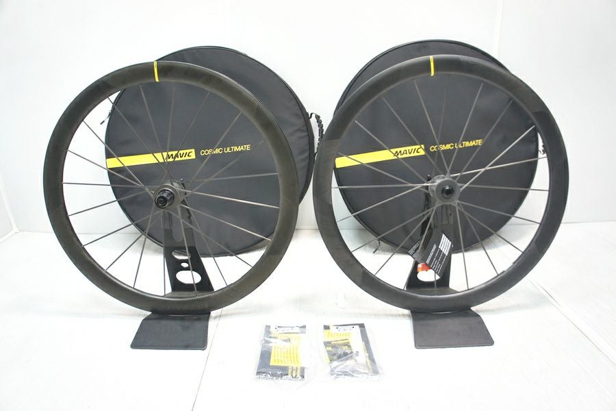 ▽▽超美品 マビック MAVIC COSMIC ULTIMATE カーボン ホイールセット