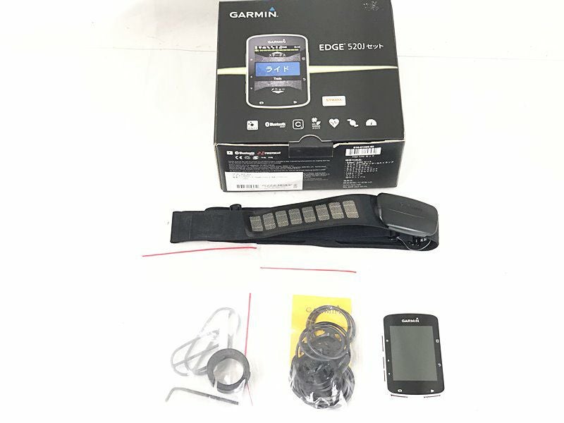 【超美品】GARMIN EDGE 520J サイクルコンピューター 本体 付属品 プライスダウン開始】ガーミン GARMIN エッジ 520J セット EDGE 520J