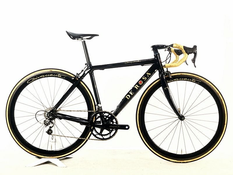 D*A様 DE ROSA ロードバイク 黒/金 当サイト限定 完成車 BIG SALE】デローザ DE ROSA チンクワンタ 50周年