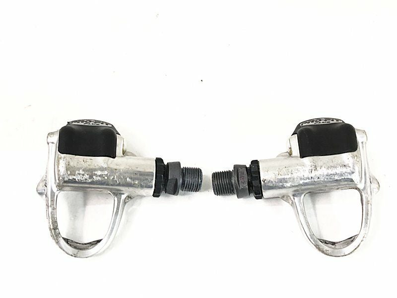 カンパニョーロレコードペダル耳付 鉄ケージ使用感僅かの美品 カンパニョーロ CAMPAGNOLO レコード プロフィット プラス RECORD PRO