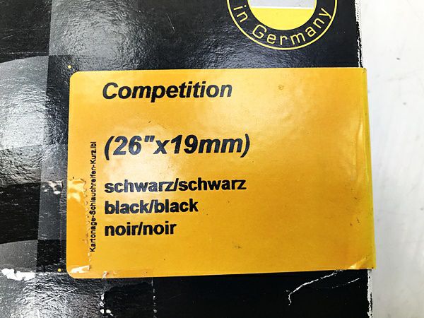 コンチネンタルコンペティション未使用 未使用 コンチネンタル Continental コンペティション competition 26