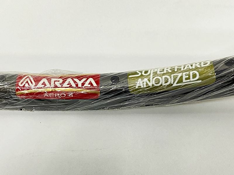【24インチ】ARAYA AERO4 32H チューブラーリム(1ペア) プライスダウン開始】未走行品 アラヤ ARAYA エアロ AERO4 リム1本のみ