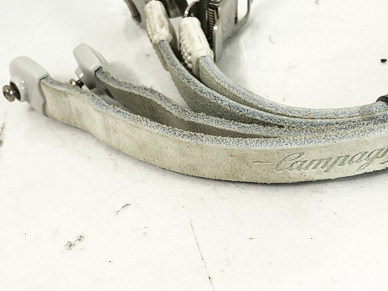 Campagnolo カンパニョーロ レザー トゥーストラップ トゥークリップ プライスダウン開始】カンパニョーロ CAMPAGNOLO 軽合トゥークリップ