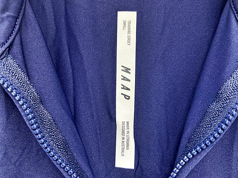マープ MAAP トレーニングジャージ TRAINING JERSEY サイズS ネイビー