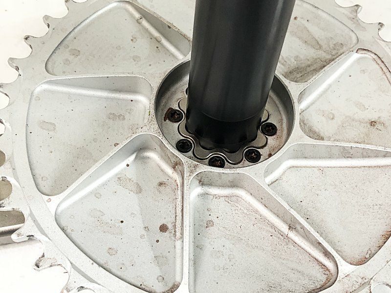 美品 ファイブデヴ 5DEV チタニウム クランク TITANIUM CRANK/AERO