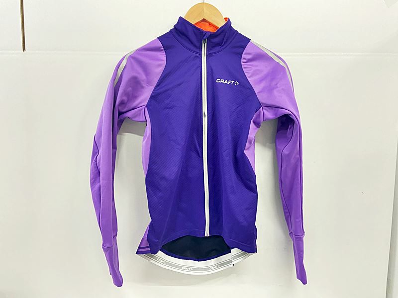 クラフト CRAFTウィメンズ WOMENS 長袖サイクルジャージ XSサイズ パープル