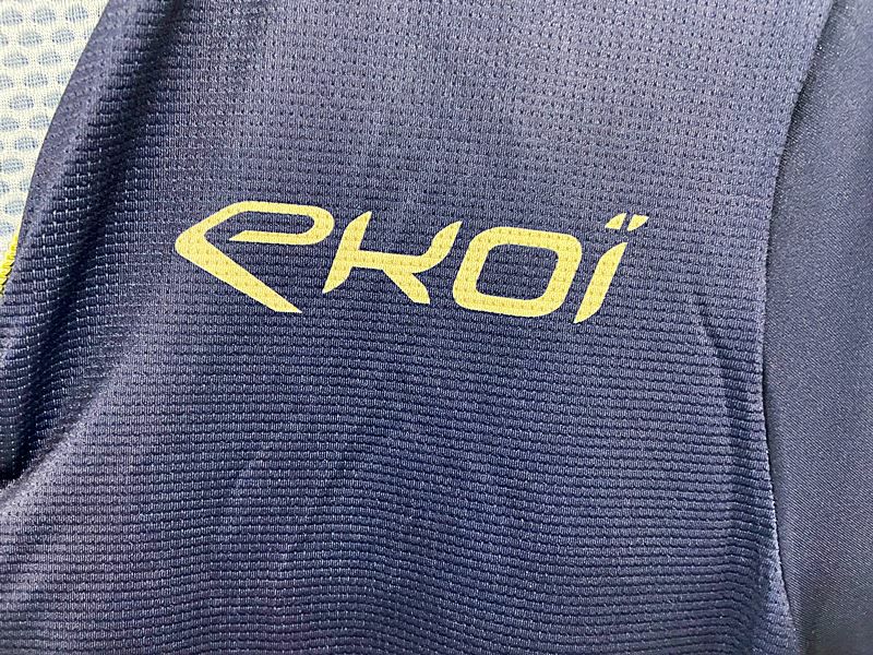 エコイ EKOI 半袖サイクルジャージ Mサイズ ネイビー