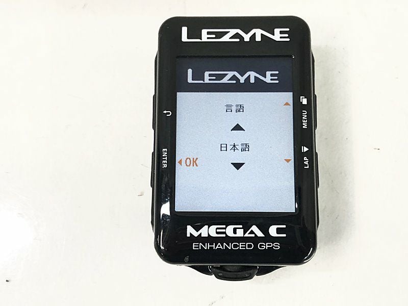 ジャンク レザイン LEZYNE メガ C GPS サイクルコンピューター MEGA C GPS