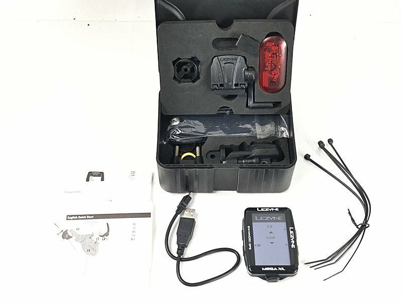 レザイン LEZYNE メガ XL セット サイクルコンピューター MEGA XL SET