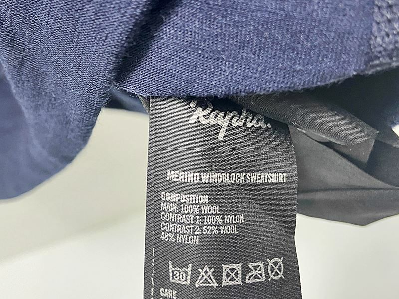 プライスダウン開始】ラファ Rapha メリノウィンドブロックスウェット