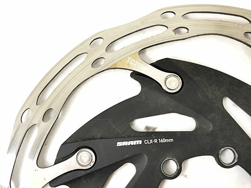 スラム SRAM 6穴ディスクローター 2枚セット CLX-R 160mm 油圧DISC