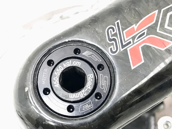 エフエスエー FSA SL-K カーボンクランク 170mm 純正チェーンリング 50