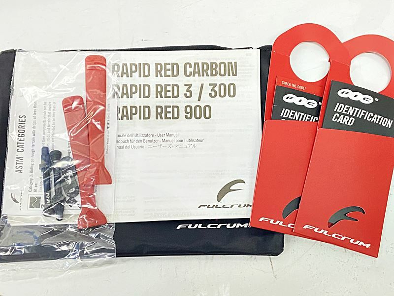 未走行品 フルクラム FULCRUM ラピッドレッド RAPID RED CARBON