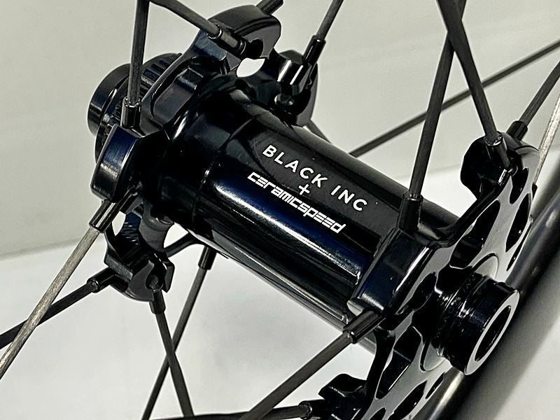 未走行品 ブラックインク BLACK INK BLACK 62 ホイールセット シマノ