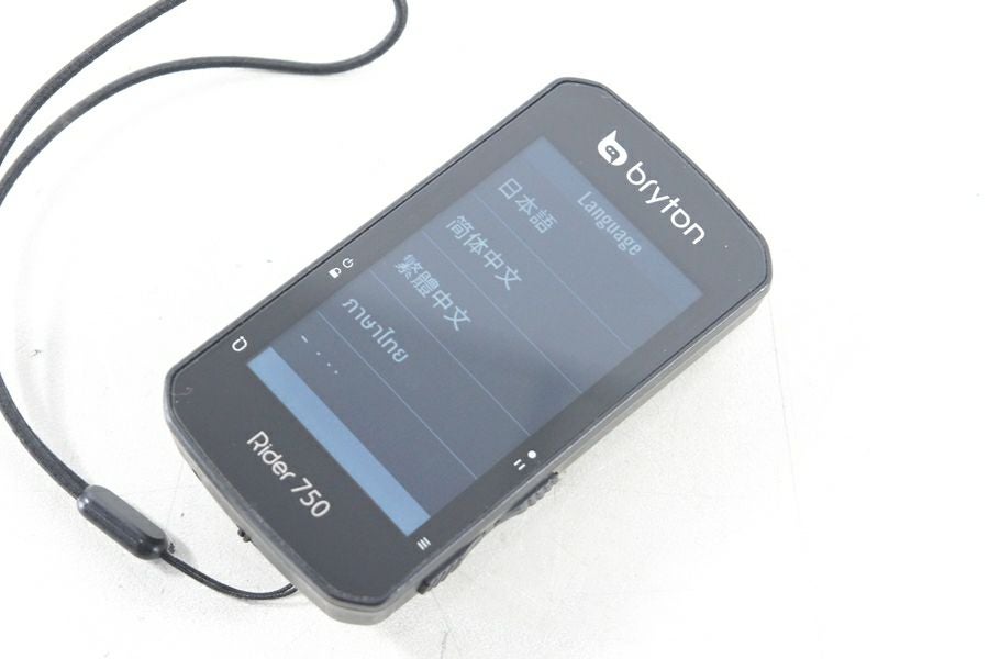 ◇◇ブライトン BRYTON ライダー 750 RIDER 750 本体 充電ケーブル GPS