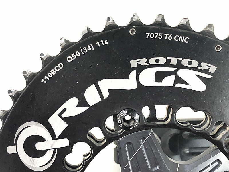 ローター ROTOR 3Dクランク/Qリングス 3D CRANK/Q-RINGS 50-34T/172.5