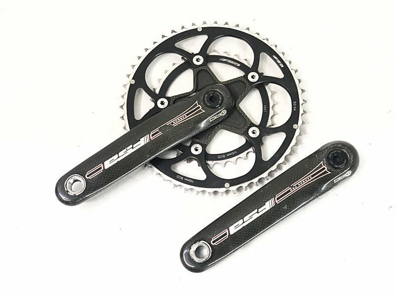 FSA　カーボンクランク　53-39T　175mm エフエスエー FSA カーボンプロ CARBON PRO 50-34T/170mm クランクセット
