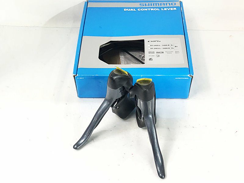 未使用品 シマノ SHIMANO クラリス CLARIS ST-2400-R/ST-2403-L 変速