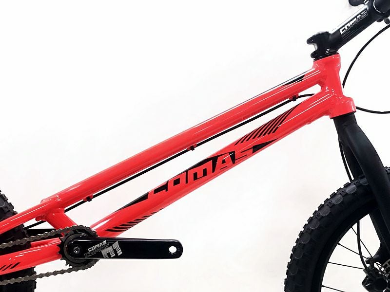 COMAS 18インチ　子供用トライアル 18インチ 身長108〜123cm 子供用自転車 デュエル（ブラック／ホワイト