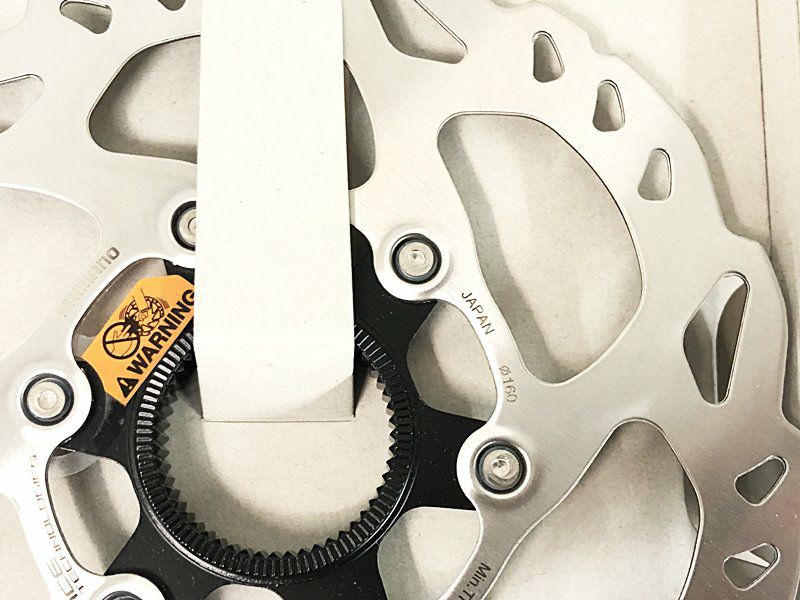 未使用品 シマノ SHIMANO ディスクブレーキローター 2枚セット SM-RT70