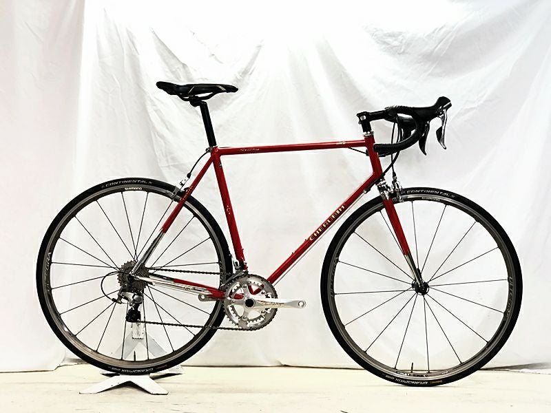 クロモリ　ロードバイク　ブラック　メーカー不明 カスタム事例】クロモリロードからグラベルロード｜電動自転車を