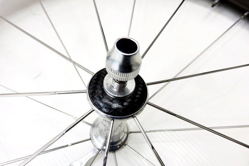 [難あり] ジップ ZIPP SPEED WEAPONRY 404 ホイールセット カーボン 