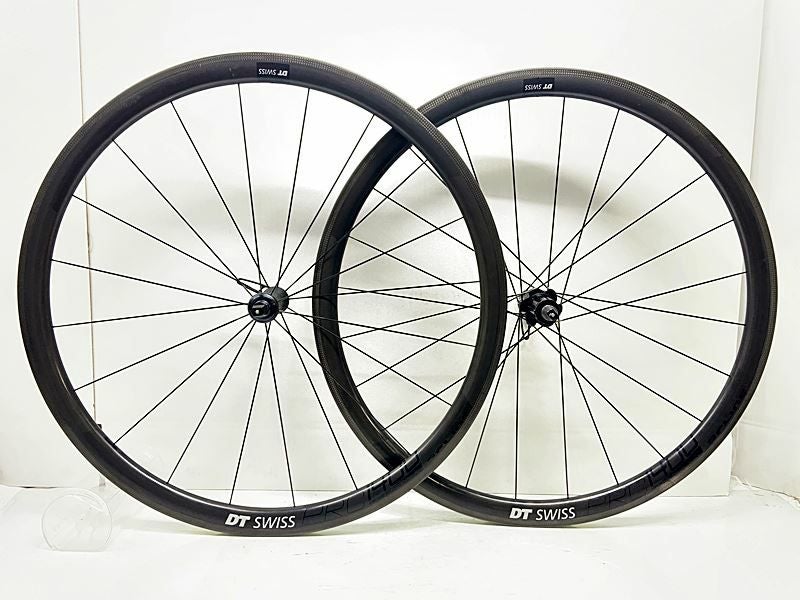 DT SWISS PRC1400 前後カーボンホイール　リムブレーキ用 タイヤ付 プライスダウン開始】DTスイス DT SWISS PRC1400 SPLINE 240ハブ