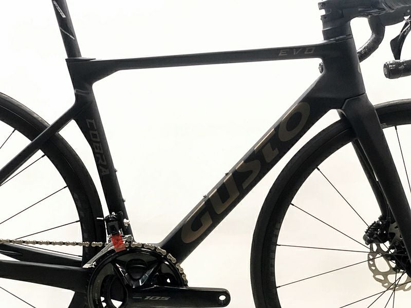 美品 グスト GUSTO コブラエボ COBRA EVO DB ELITE 12速 105 油圧DISC