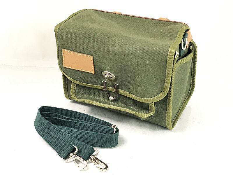 美品 犬印鞄製作所 INUJIRUSHI KABAN 犬印純綿6号帆布 自転車用
