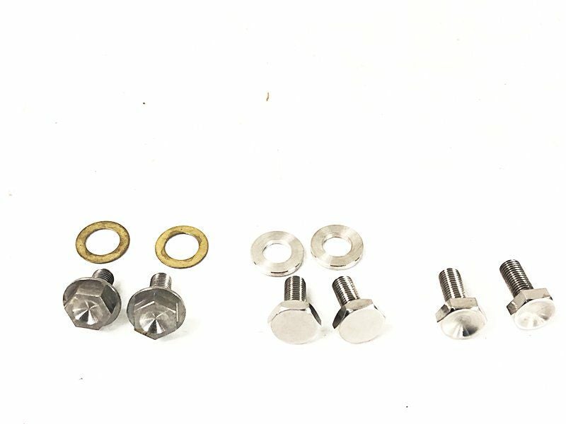 未使用品 メーカー不明 UNKNOWN チタン製クランクボルト 3セット
