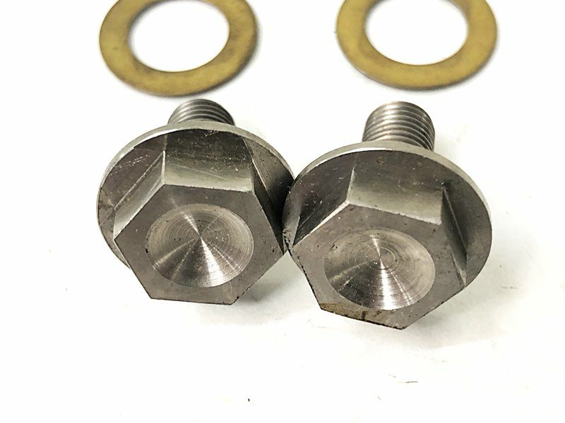 未使用品 メーカー不明 UNKNOWN チタン製クランクボルト 3セット