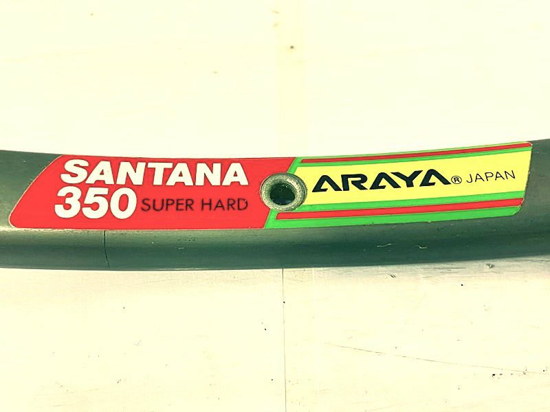超美品 アラヤ ARAYA サンタナ SANTANA 350 リム2本セット リム