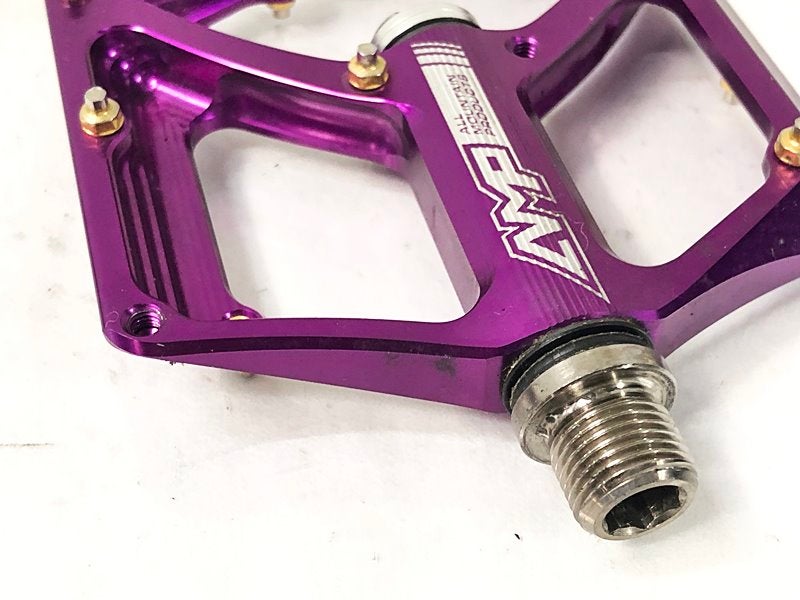 ストレートライン STRAITLINE アルミフラットペダル クロモリシャフト