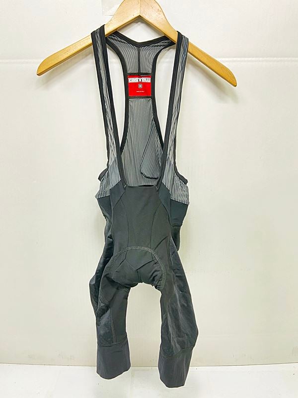 CASTELLI ROSSO CORSA エアロワンピース カステリ　サイズL カステリ CASTELLI ロッソコルサ ROSSO CORSA ビブ Mサイズ ブラック