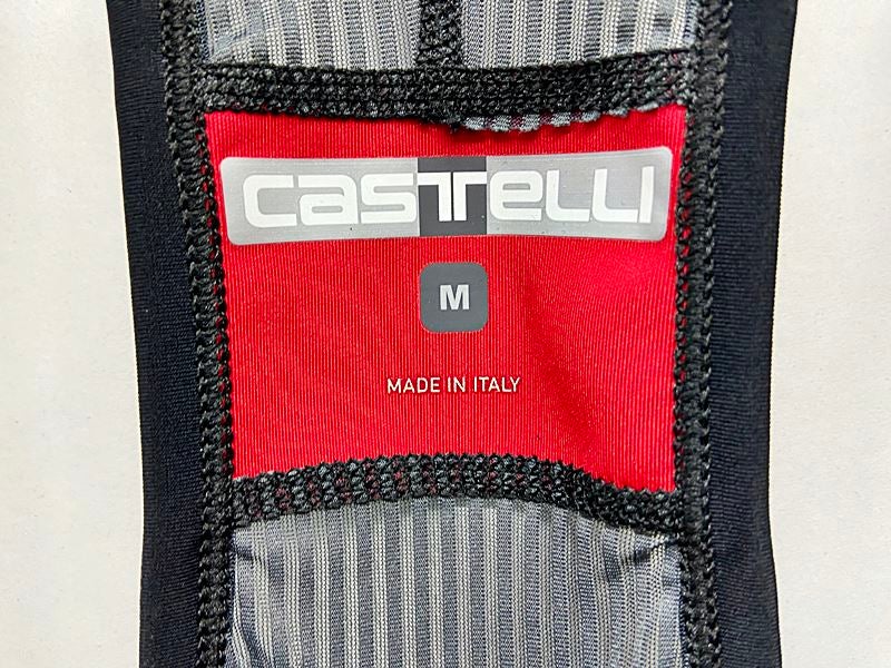 カステリ CASTELLI ロッソコルサ ROSSO CORSA ビブ Mサイズ ブラック
