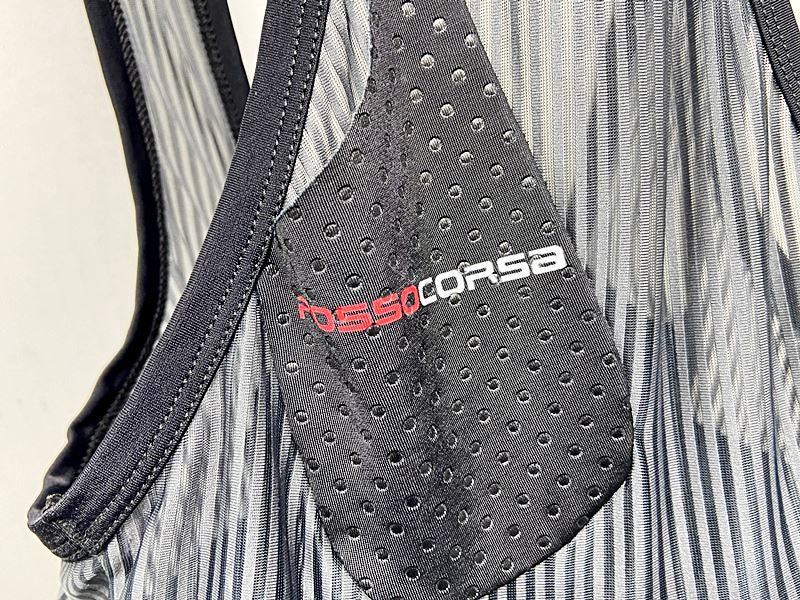 カステリ CASTELLI ロッソコルサ ROSSO CORSA ビブ Mサイズ ブラック