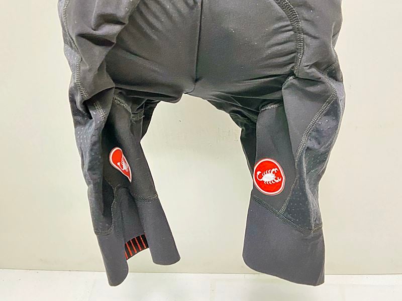 カステリ CASTELLI ロッソコルサ ROSSO CORSA ビブ Lサイズ ブラック