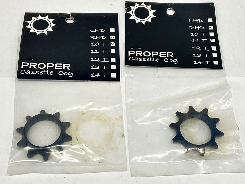 未使用品 プロパーカセットコグ PROPER CASSETTE COG RHD 10T/11T 2個