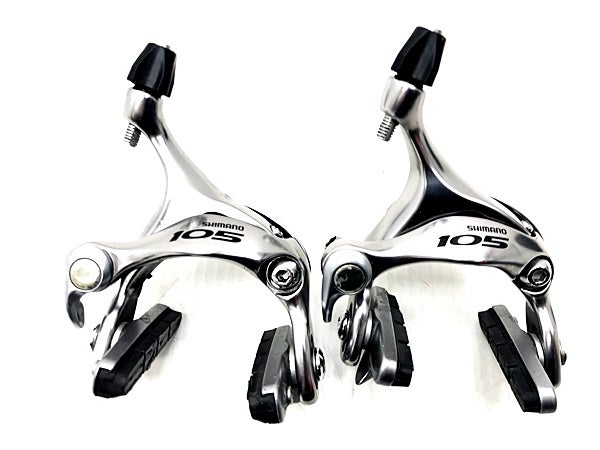 【中古】シマノブレーキキャリパー前後セット　BR-R561（105廉価版）　ブラック SHIMANO ( シマノ ) キャリパーブレーキ本体 BR-R561L ブラック