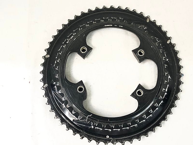 シマノデュラエースチェーンリングセット　値下げしました シマノ デュラエースTrack チェーンリング1/2インチx1/8インチ46T（NJS