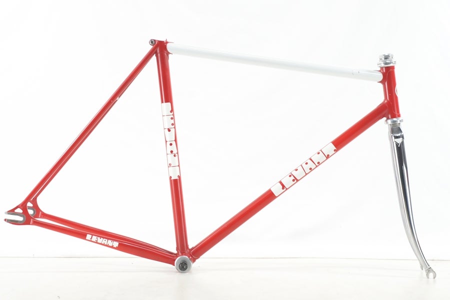 【現状販売！CARRERAフレームetc.】2×9速　クロモリ　700c ◇◇公道走行不可 レバン LEVANT トラック ピスト NJS フレーム