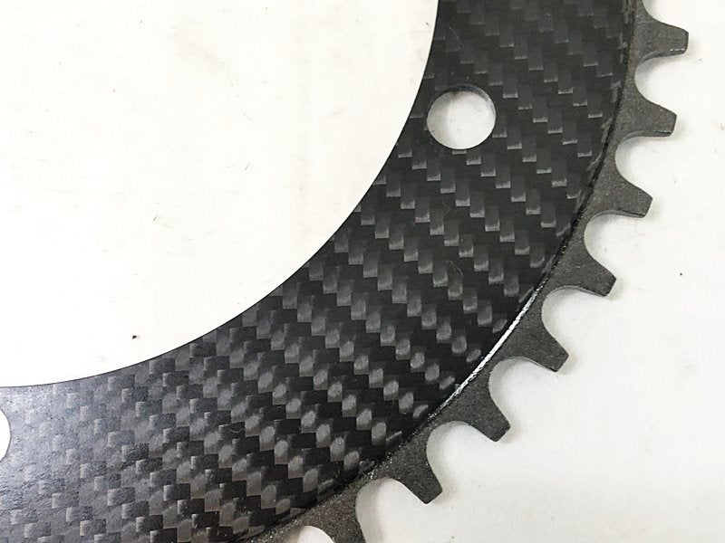digirit トラック用　カーボンチェーンリング　65t BCD144 Digiritカーボンチェーンリング - RX Group