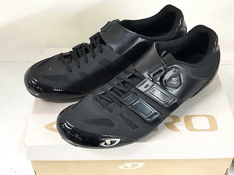 【レア美品】Giro Prolight Techlace ブラック 44.5 ジロ GIRO SPD-SLシューズ SENTRIE TECHLACE EU44.5/28.5cm