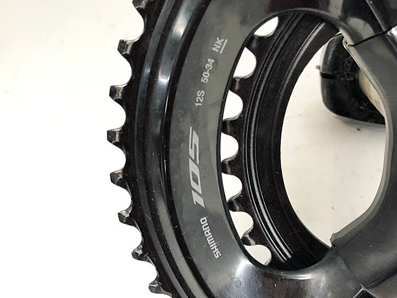 シマノ 105 FC-R7100 50-34T 170mm 12速対応 Shimano 105 FC-R7100 Crankset - 170mm, 12-Speed, 50/34t, 110